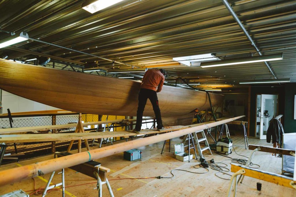 Mattias Malmros is a Swedish boat builder that builds wooden boats.